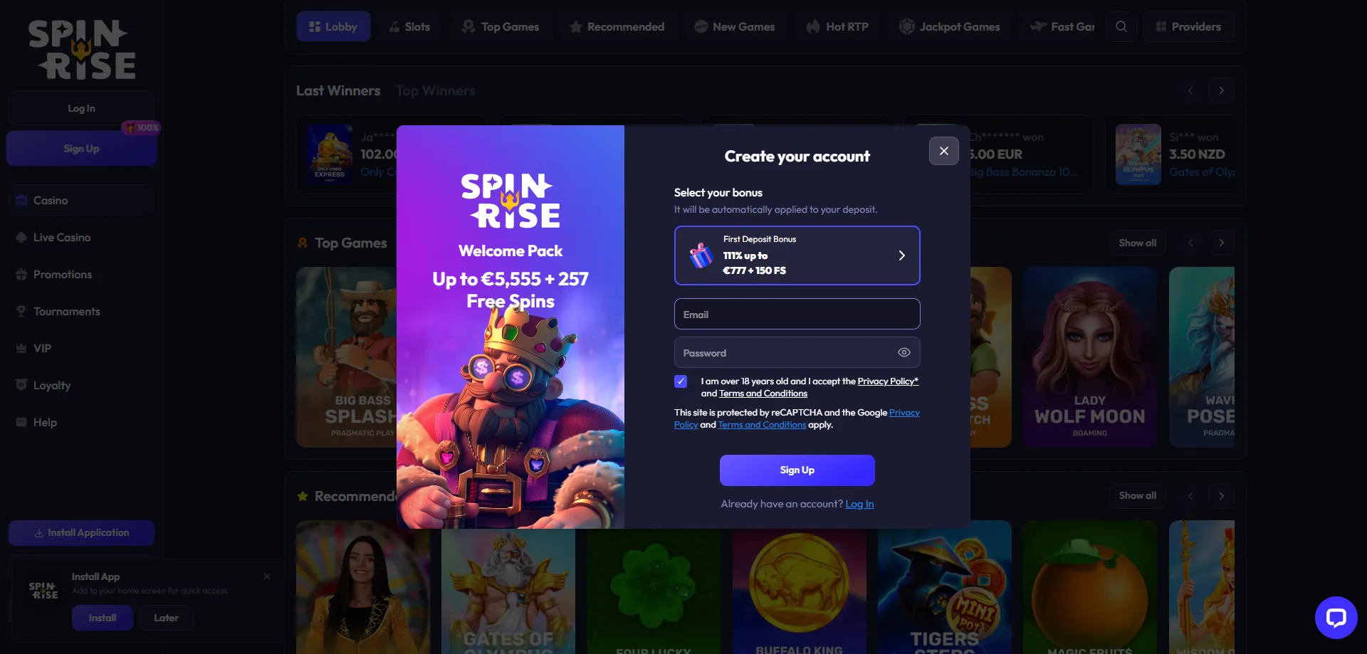 Ist Spinrise Casino legal und sicher in der Schweiz?